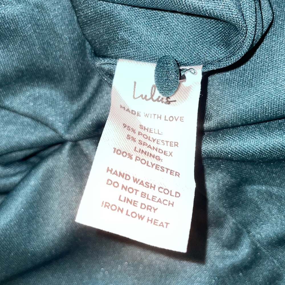 Lulus Moments Of Bliss Forest Green Backless Mermaid Maxi Dress - Picture 11 of 12